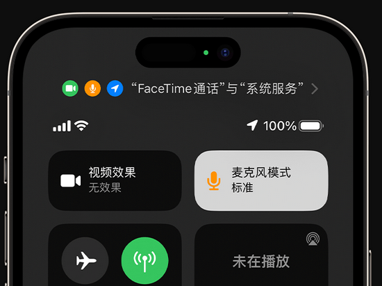 工业园区苹果授权维修网点分享iPhone在通话时让你的声音更清晰 