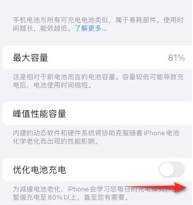 工业园区苹果15维修分享iPhone15充电到80%就充不进电了怎么办 