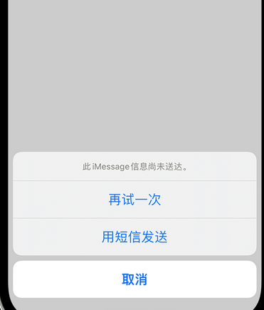 工业园区apple维修iPhone上无法正常发送iMessage信息