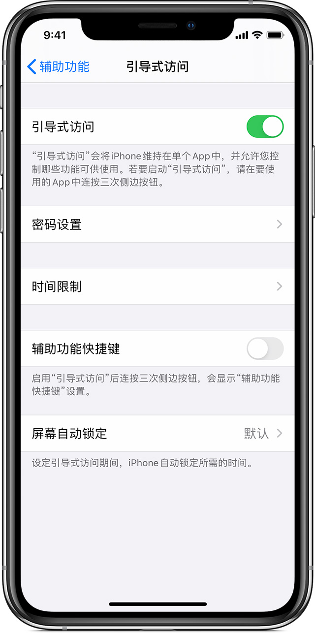 工业园区苹果手机维修分享如何在 iPhone 上退出引导式访问 