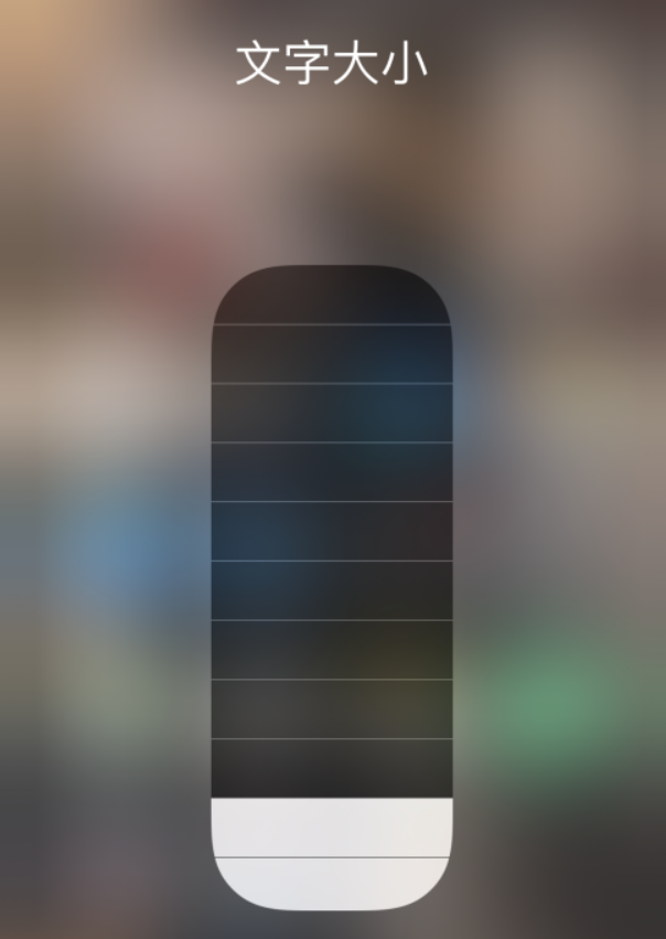 工业园区苹果手机维修分享小技巧：在 iPhone 控制中心快速调节字体大小 