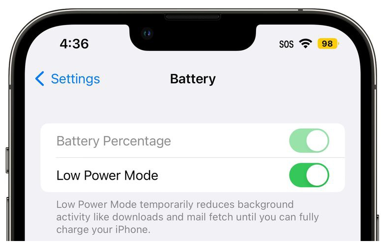 工业园区苹果手机维修分享iOS 16 Beta 6电池百分比显示和Beta 5有什么不同 